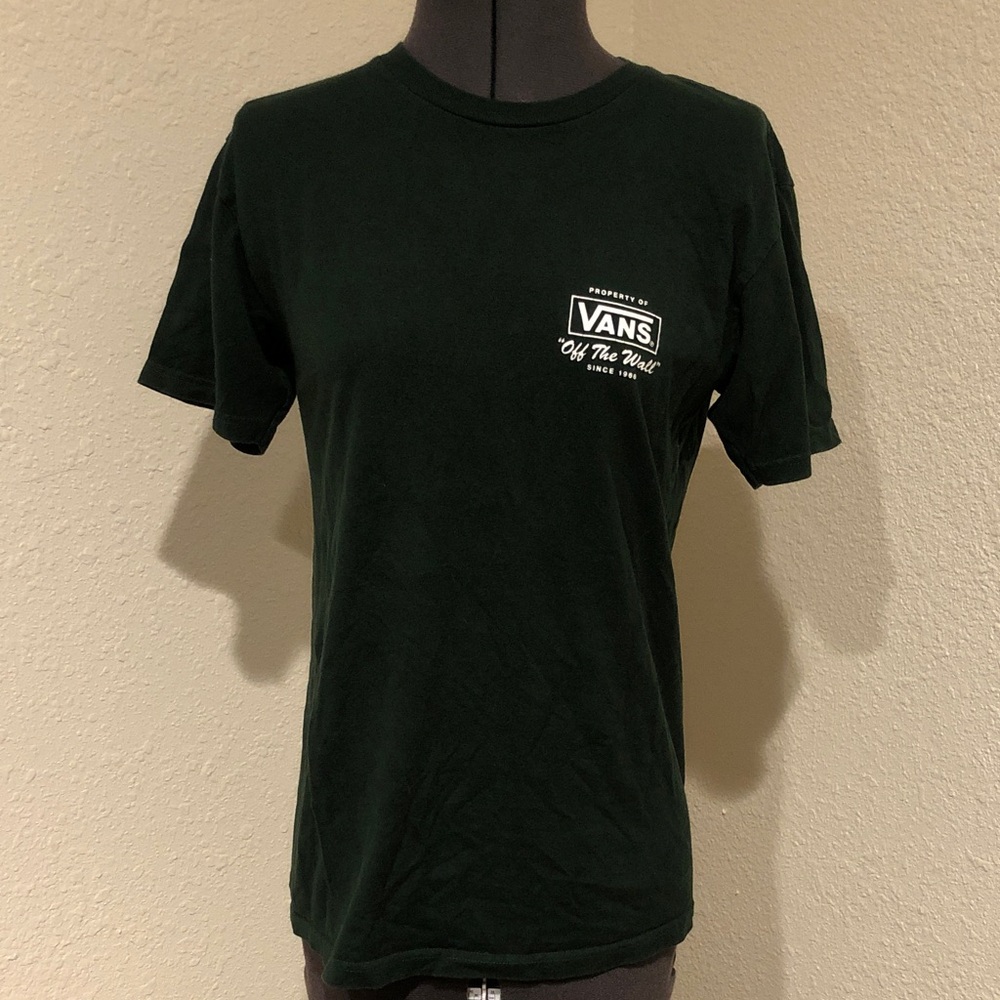 Vans Men's Dark Green T-Shirt